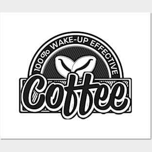 Coffee Lovers Retro Logo T-Shirt Posters and Art